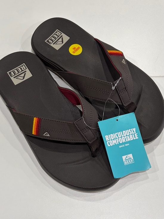 Reef Men\'s Size 8 Cushion Phantom Sandals Dark Brown Espresso NWT Flip Flops main image 4
